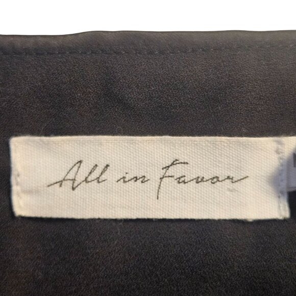 All In Favor Women Black M Mini Dress Milkmaid Puff Sleeve Coquette Whimsygoth - Picture 4 of 10